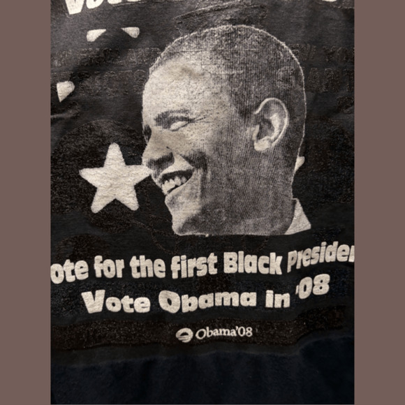 Obama 2008 Graphic Tee | Black | Size 3XL | Vintage - Picture 3 of 5